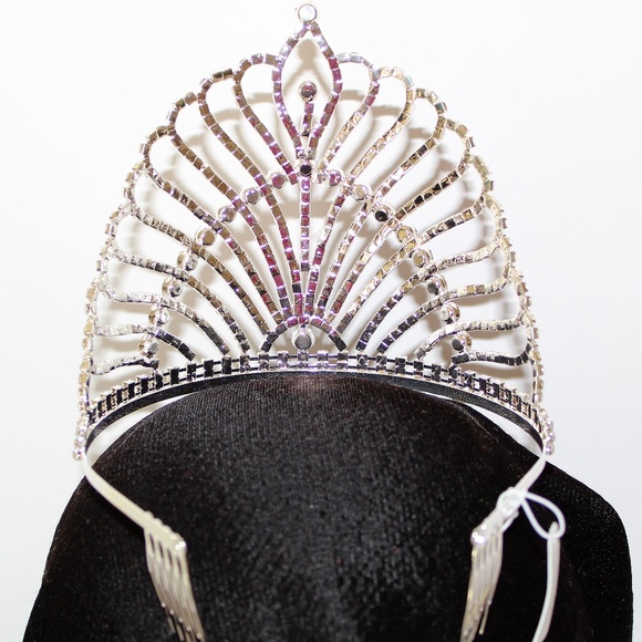 Silver Tiara 5 inches high - Picture 2 of 2